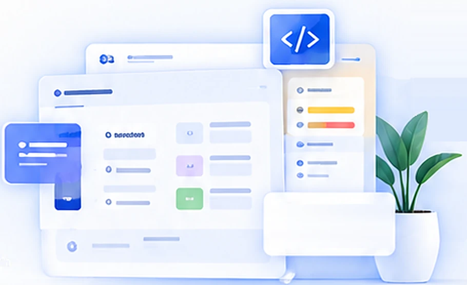 Illustration of digital product dashboards